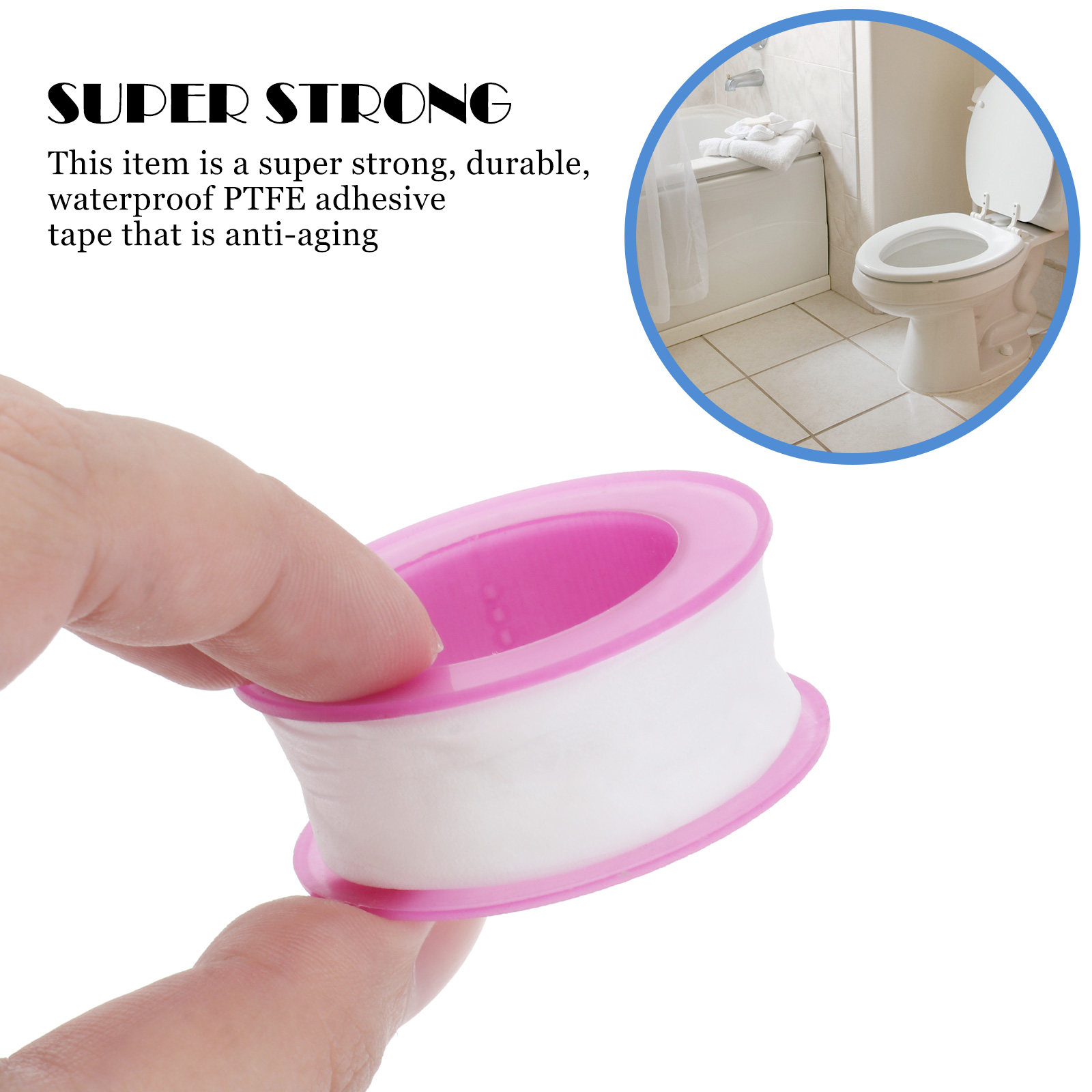 Ptfe Tape Thread - 10 Gulung Pita Perekat Ulir PTFE